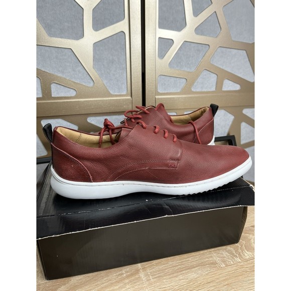 New MARC JOSEPH NEW YORK Columbia Leather Sneaker men red 11.5 Oxford Shoes Casu